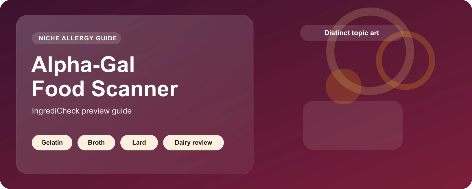Alpha-Gal Food Scanner: Spot Mammalian Ingredients Faster