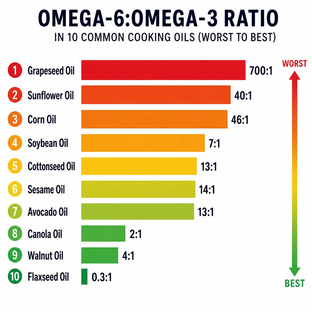 The Omega-6:Omega-3 Imbalance in Processed Food