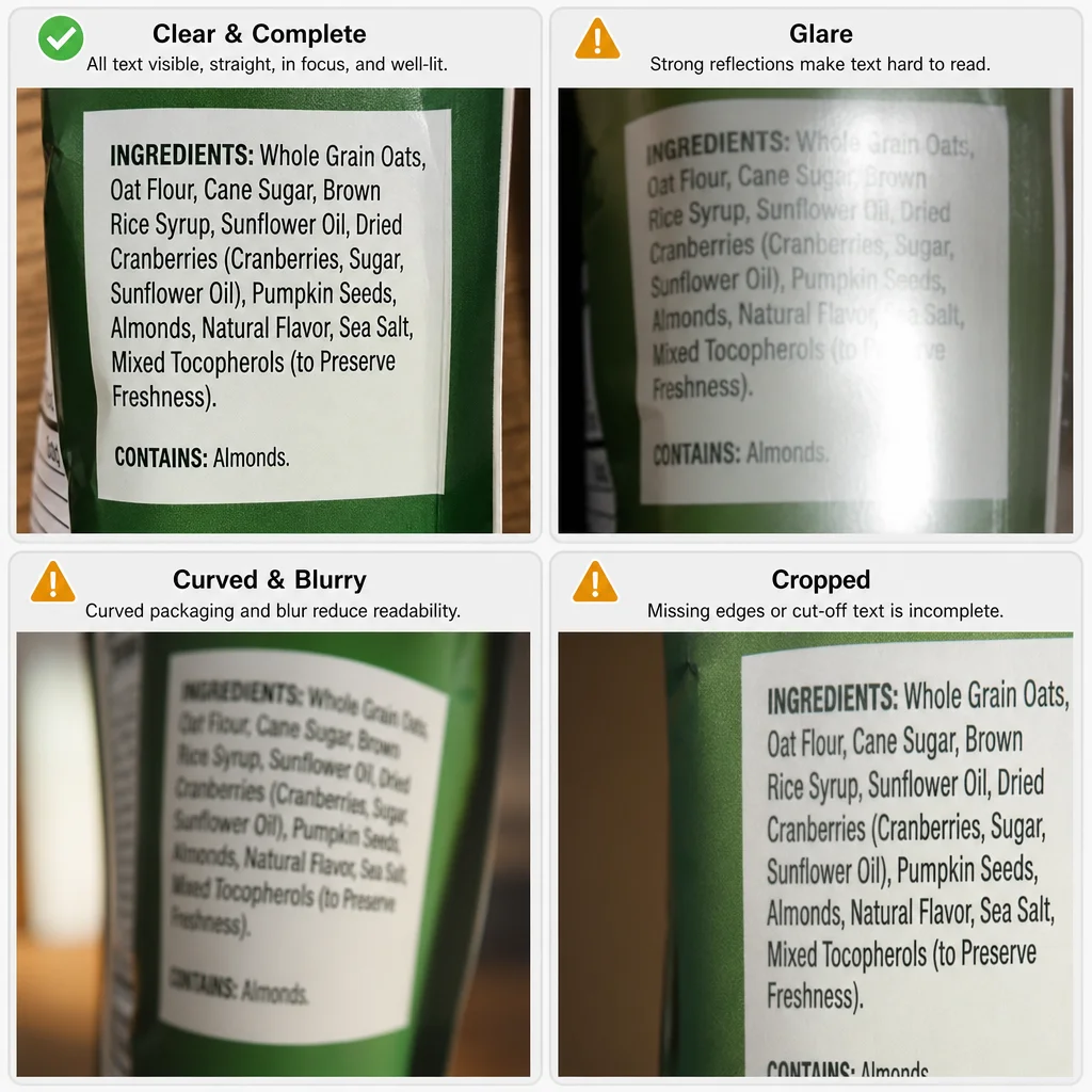 Where Label Photos Fail