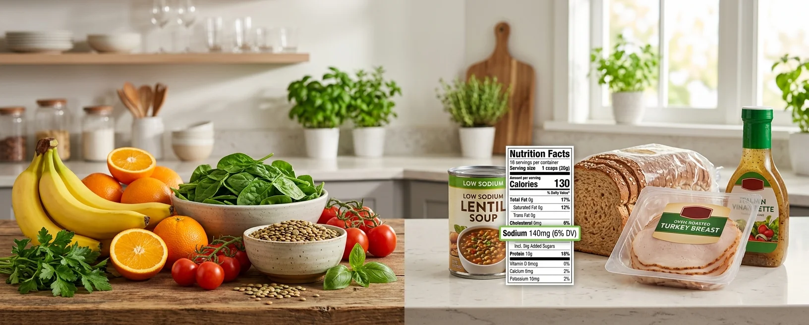 DASH Diet Label Reading: Sodium, Potassium & Hidden Salt
