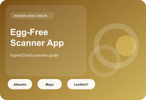 Egg-Free Scanner App: Catch Hidden Egg Ingredients Faster