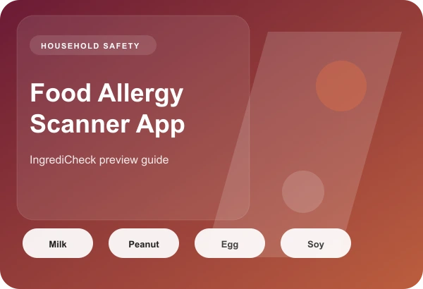 Food Allergy Scanner App: Scan Labels Faster and Shop Safer