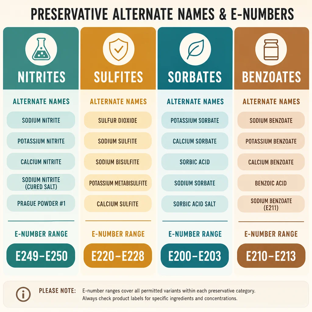 Every Name These Preservatives Hide Behind