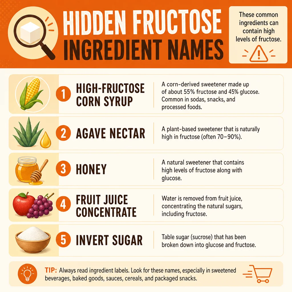 Where Fructose Hides in Processed Foods