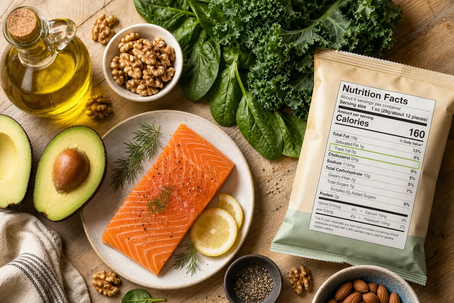 Heart Health Dietary Guide: Trans Fats, Saturated Fat Labels, and the Omega-3 Claims Problem