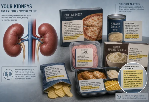 Kidney Disease Dietary Guide: Phosphate Additives, Potassium Chloride, and the E-Number Loophole