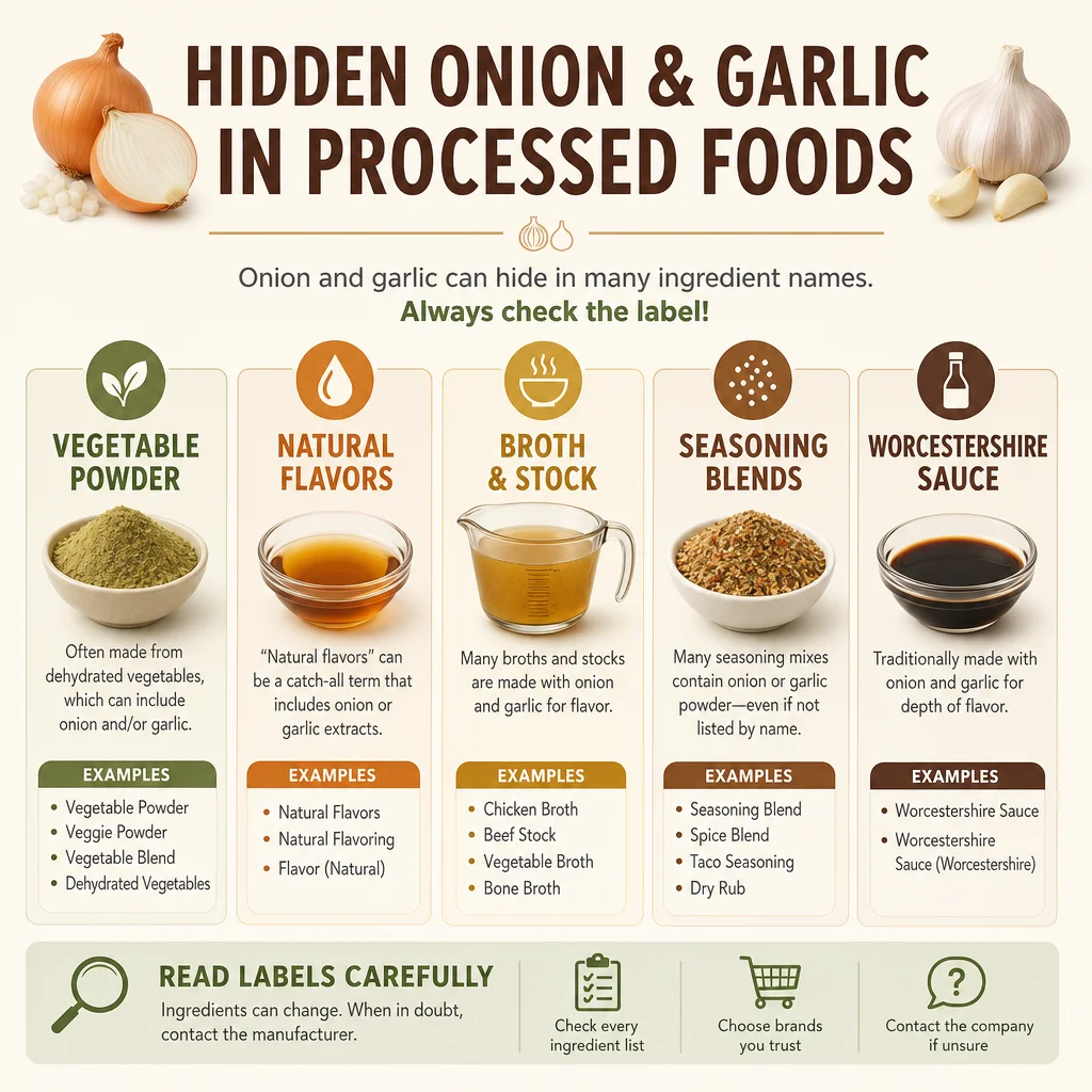 Hidden FODMAPs in Processed Foods