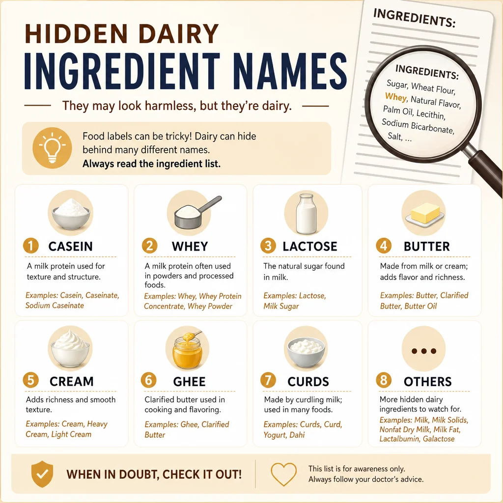 The Complete List of Hidden Dairy Names