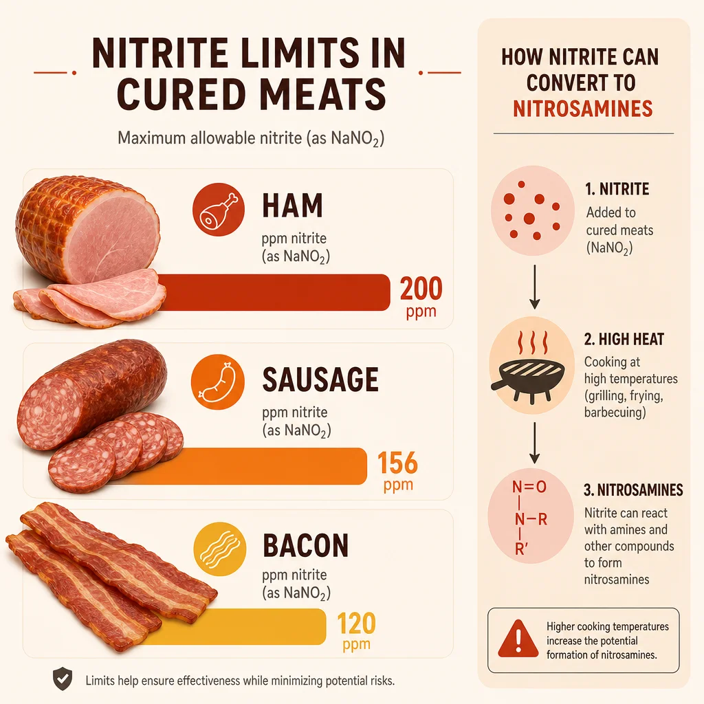 Nitrates and Nitrites: Cured Meat's Double-Edged Preservative