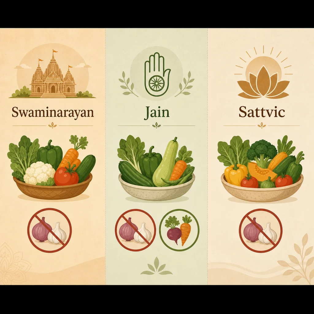 How Swaminarayan Differs from Jain and Sattvic Practice