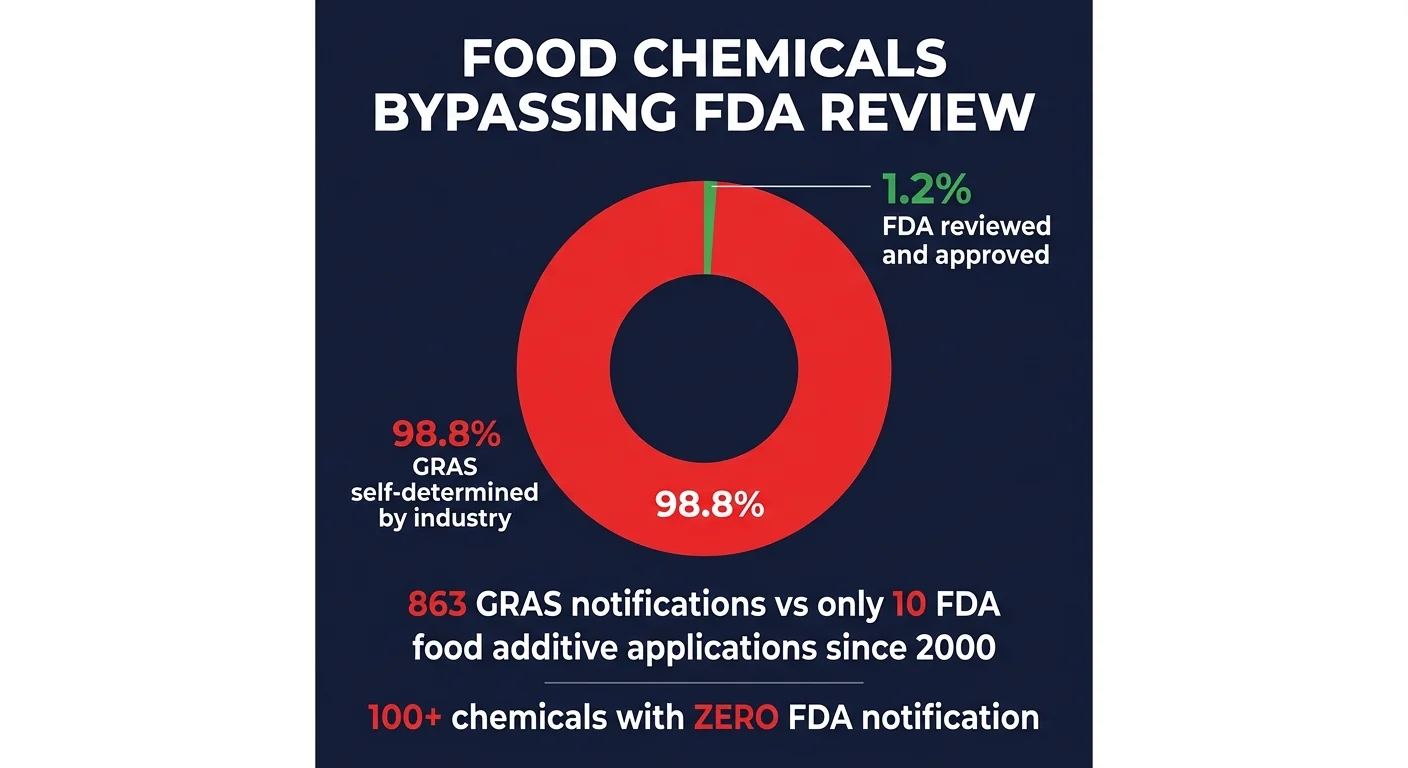 99% of New Food Chemicals, Without Federal Review